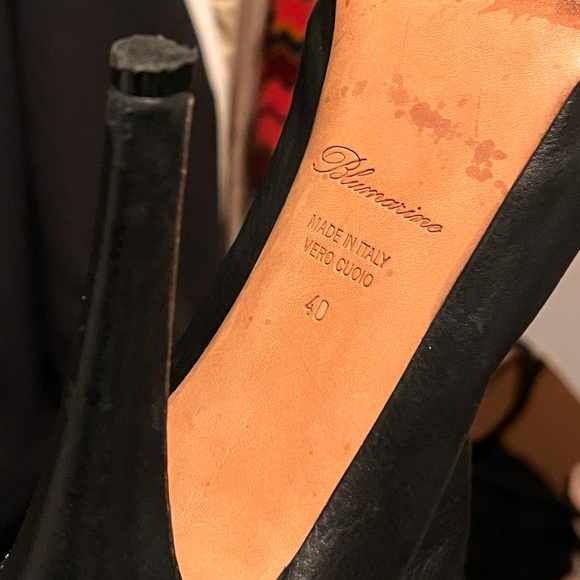 BLUMARINE black knee boots - Picture 2 of 6